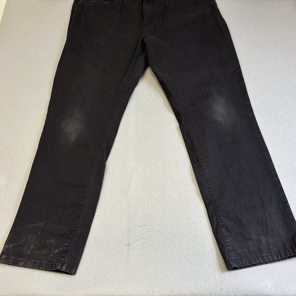 English Laundry Jeans Mens 40x34 Dark Gray Straight Leg Denim Dark Wash Preppy - Picture 9 of 11